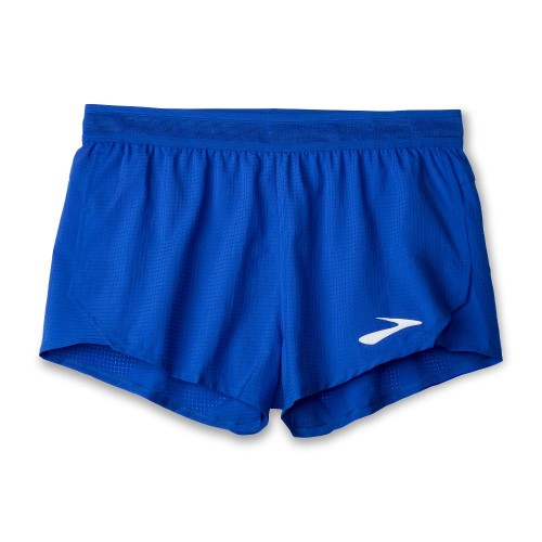 Spodenki do biegania damskie Elite 2" Split Short niebieskie - M