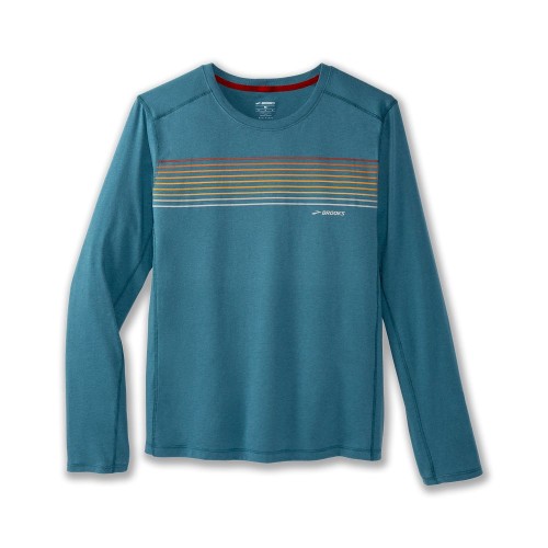 Koszulka do biegania męska Distance Long Sleeve 2.0 z długim rękawem - L