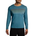 Koszulka do biegania męska Distance Long Sleeve 2.0 z długim rękawem