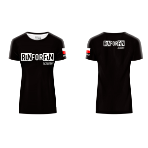 KOSZULKA męska light elastic  RunForFun czarna