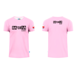 KOSZULKA męska light elsatic RunForFun  jasny róż