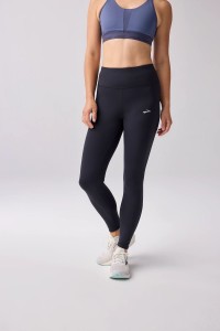 Legginsy do biegania damskie termiczne Momentum Thermal Tight 2.0 czarne