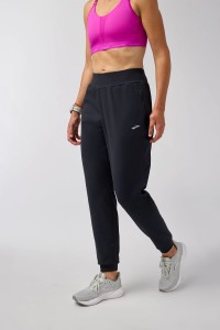 Spodnie do biegania damskie termiczne dresowe Momentum Thermal Jogger 2.0 czarne