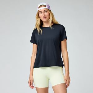 Koszulka do biegania damska Dash Short Sleeve  czarne