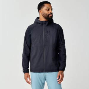 Kurtka do biegania męska wodoodporna Canopy Waterproof Jacket czarna