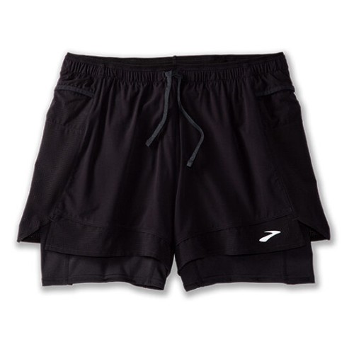 High Point 3" 2in1 Short damskie spodenki do biegania czarne