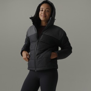 Kurtka puchowa damska Shield Puffer Jacket czarna