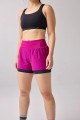 Spodenki do biegania damskie High Point 3″ 2-in-1 Short 2.0 różowe - L