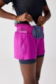 Spodenki do biegania damskie High Point 3″ 2-in-1 Short 2.0 różowe